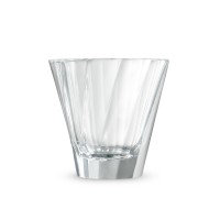 180ml Twisted Cappuccino Glas klar , Urban Glass