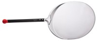Pizzaschieber Alu rund 30cm kurzer Griff Länge total 64cm