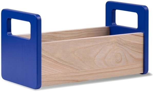 Collective Brotkorb H13cm L25cm W12cm Eschenholz cobalt