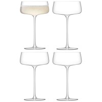 4er Set Metropolitan Champ.gläser 300ml klar