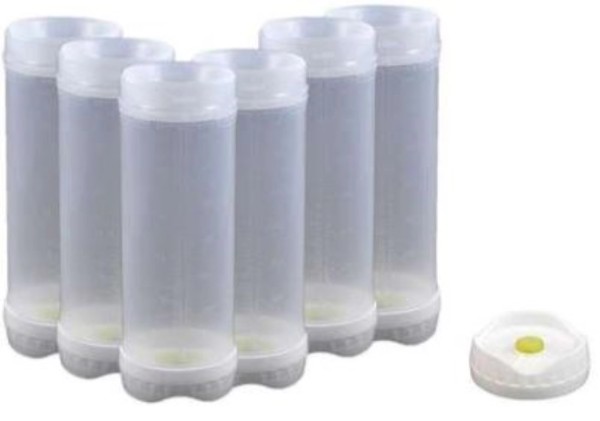 6er Set Back up Flasche 709ml mit Einzelloch Mittelmembran