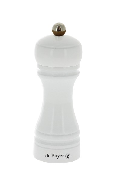 Java Gewürzmühle weiss glänzend 14cm