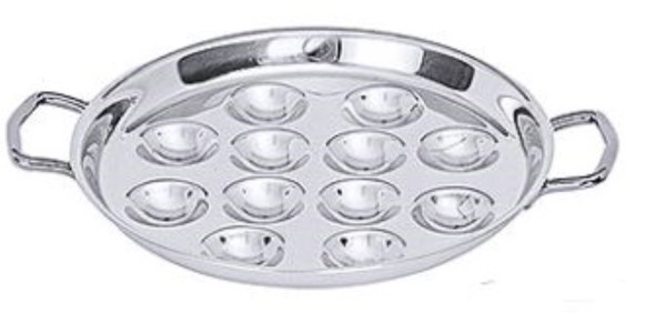 Schneckenplatte für 12 Schnecken, schwere Qualität