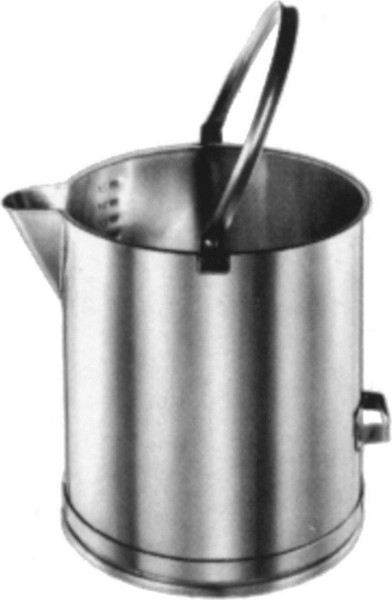 Grosser Massbecher mit Ausguss 15 lt mit Deckel