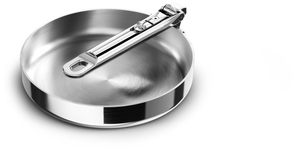 Space Steel Bratpfanne D20cm Edelstahl mit Klappgriff