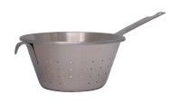 Sieb konisch D:24cm mit Stiel und Haken