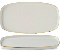 Stonecast Chefs Walled Oblong Platte Barley weiss 35x18.5 cm