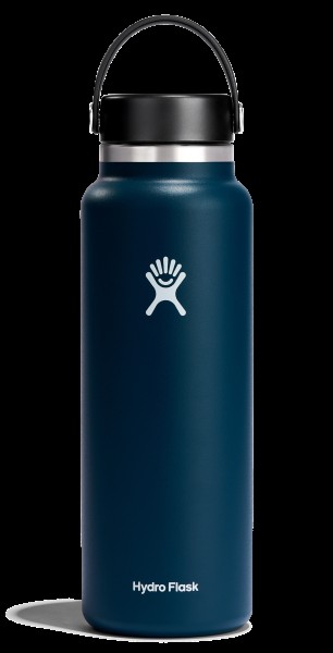 Trinkflasche Wide Flex Deckel 1183ml indigo