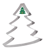 Edelstahlbackform Ausstechform XXL Weihnachtsbaum 30x31cm