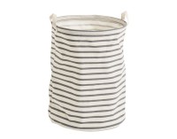 Wäschesammler Stripes grau ø38