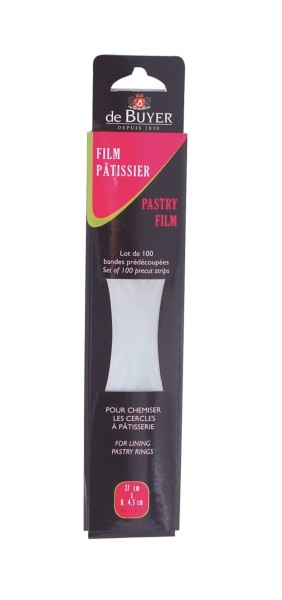 100 Stk. Folie für Kuchenform D80mm H:45mm
