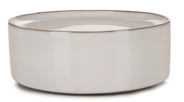 Caractère Podium, Ø15cm, H:5.5cm, kumu. weiss