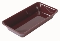 Rechteckige Schale GN1/3 32.5x17.6x5cm schwarz