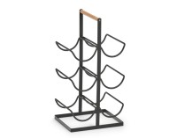 Weinregal schwarz 23.5x20x46cm