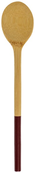 Kochlöffel S 22.5cm Bambus garnet red