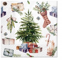 Servietten Cocktail 20x christmas at home, 25x25 cm