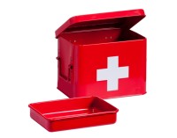 Medizinbox Metall rot 21.5cm