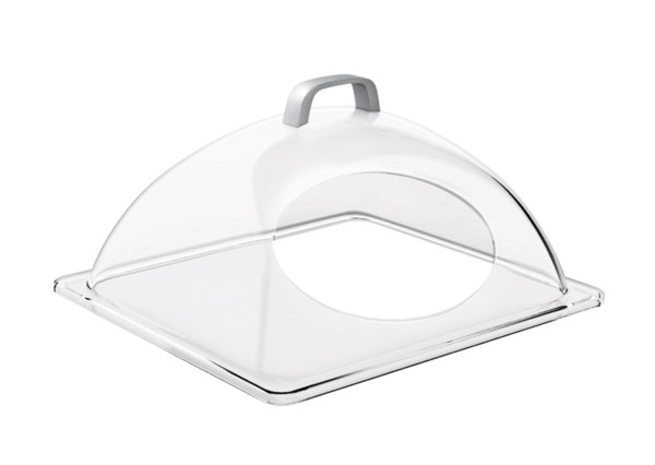 GN Kuppelhaube mit Frontausschnitt 33x28cm, H17cm