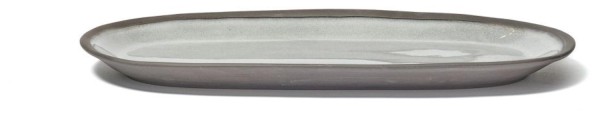 Laguna Platte oval 36x18.5cm grau