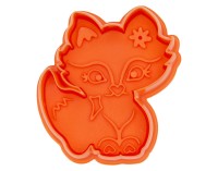 Ausstecher Fuchs 6.5 cm orange