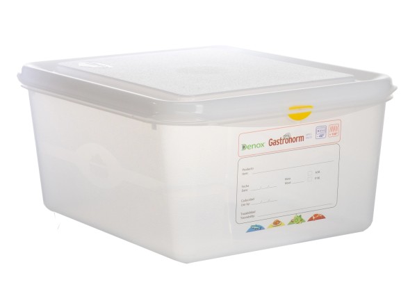 Frischhaltebox GN1/2 15cm 10lt mit Deckel und Clips