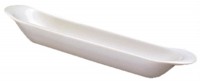 6x Olivenbaguette, 21x4x3 cm, weiss