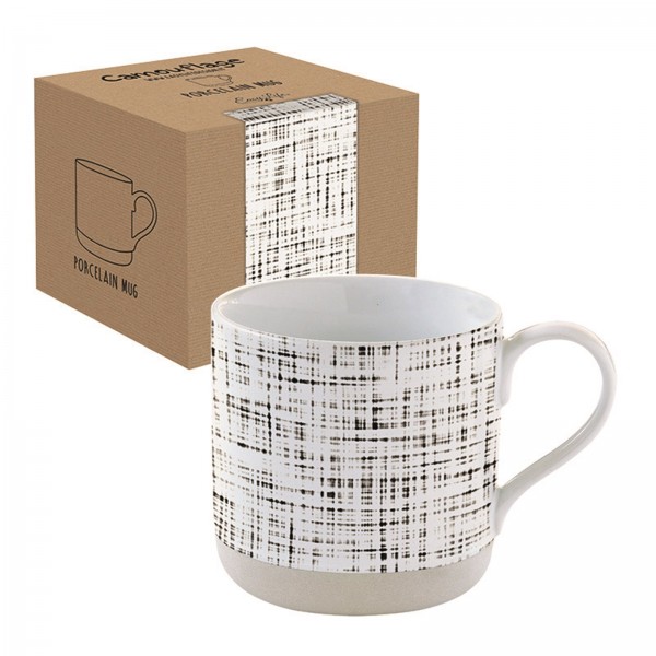 Camouflage Porzellanbecher in GB "Webmuster", 375 ml