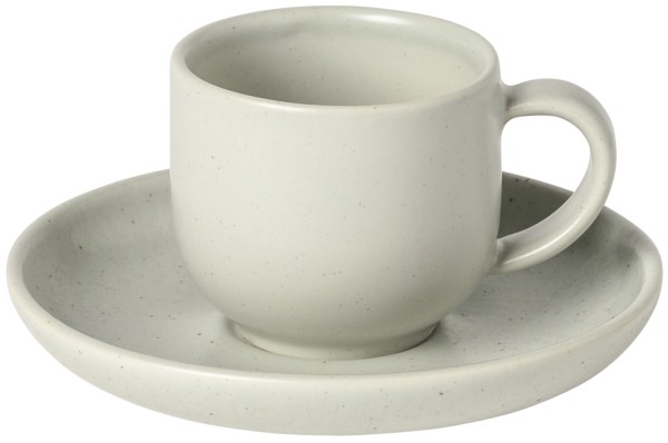 Pacifica Kaffeetasse mit Untert. 70ml D12cm H6cm oyster grey