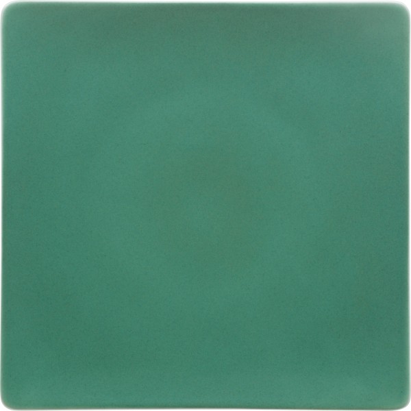 Pottery Jade Teller flach quadratisch coupe 27cm