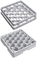 Gläser Spülkorb 20 Fächer 2Aufsatz max Glas H16.5cm D9cm