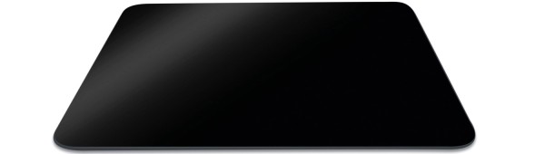 Glaskeramik Abdeckung 30x40cm Oberfläche geriffelt schwarz