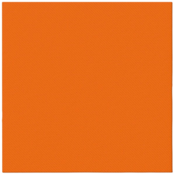 Servietten Dinner 50x Monocolor orange 40x40cm