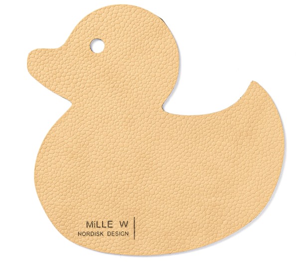 Untersetzer ente beige