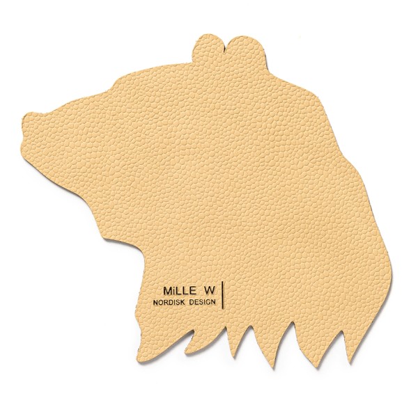 Untersetzer bär beige
