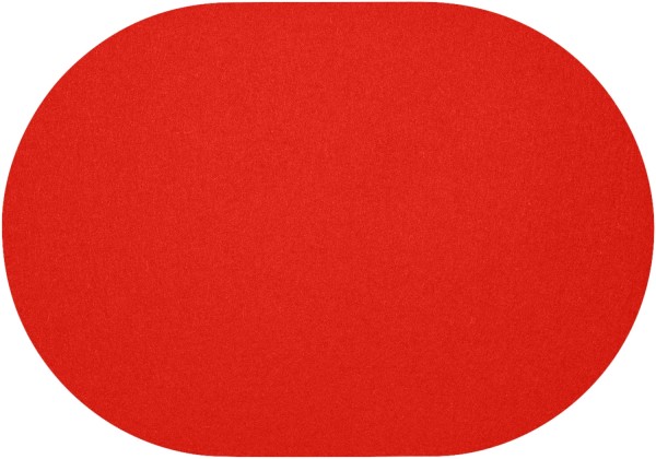 Wollfilz Tischset Fire oval 34x42cm