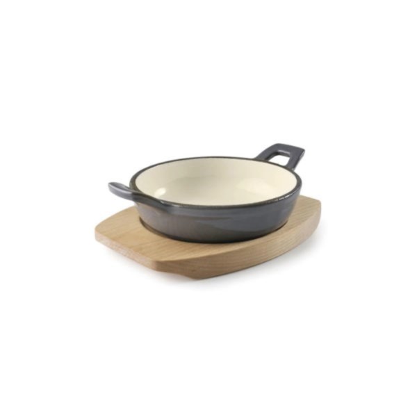 Magma Bratentopf rund grau D12cm H3cm 0.2lt