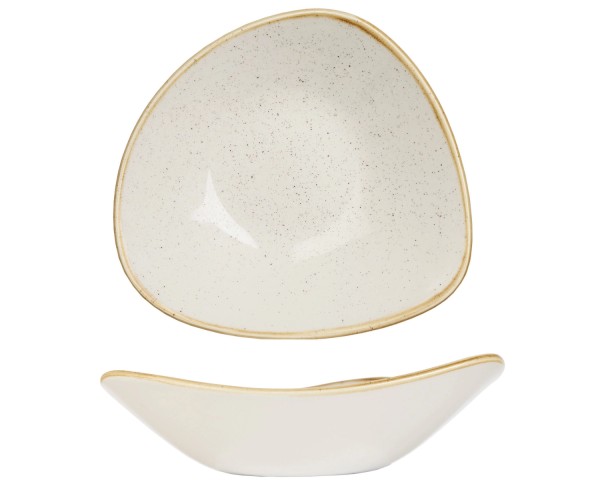 Stonecast Barley White Triangel Schüssel 18.5cm