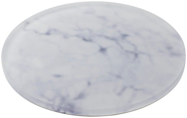 IBR Tablett rund D21cm für Etagere XL Nacryl weiss marmoropt