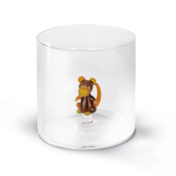Glas aus Borosilikat 250ml Affe