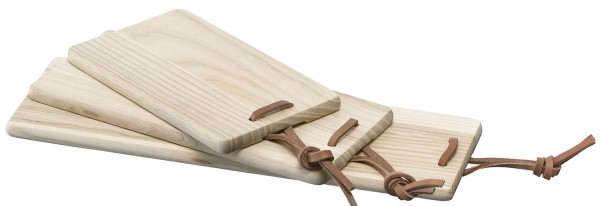 3er Set Borough Servierbrett Esche 17x22.5x30cm