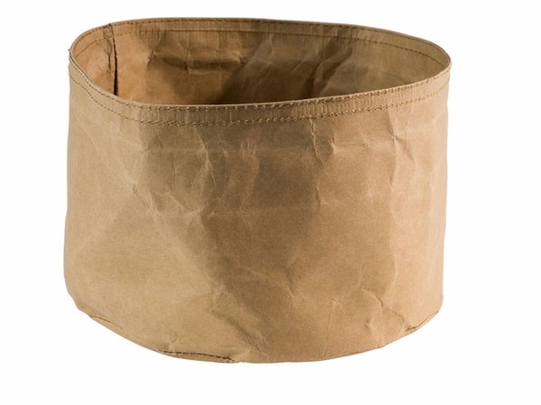 Brottasche Paperbag D20cm H13cm, beige