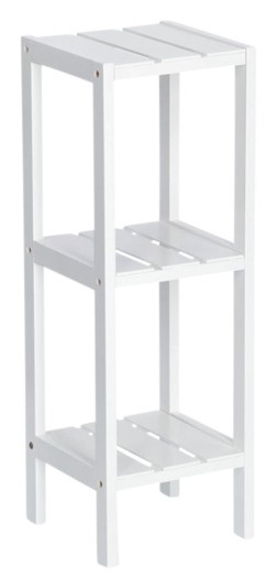 Standregal 3 Abl. weiss 65cm