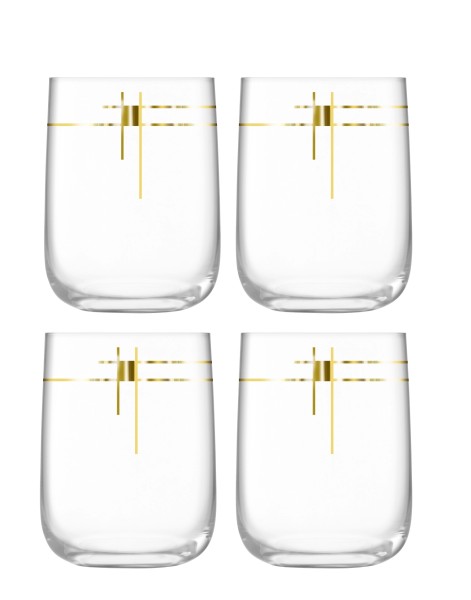4er Set Century Trinkglas 625ml gold