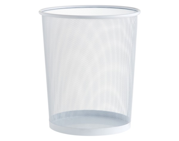 Papierkorb Mesh weiss ø29.5cm