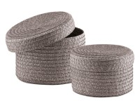 Korb-Set mit Deckel 2Stück