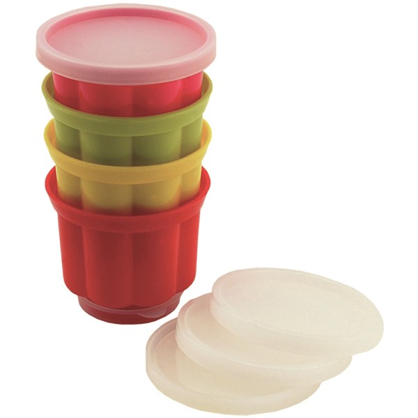 8er Set Puddingform assortiert 150ml