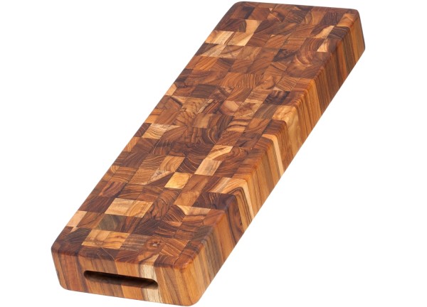 Butcher Block Schneidbrett rechteckig 46x15x5cm