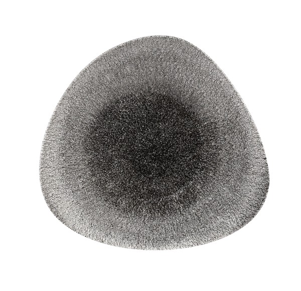 S.P. Raku Quartz Black Triangel Schüssel 23.8cm