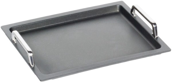 Bratplatte GN 1/2, H2cm mit Griffen