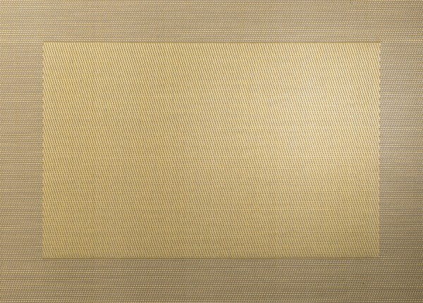 PVC Tischset gewebtem Rand 33x46cm metallic gold
